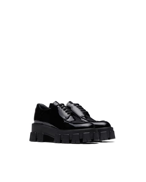 Prada Monolith Patent Leather lace